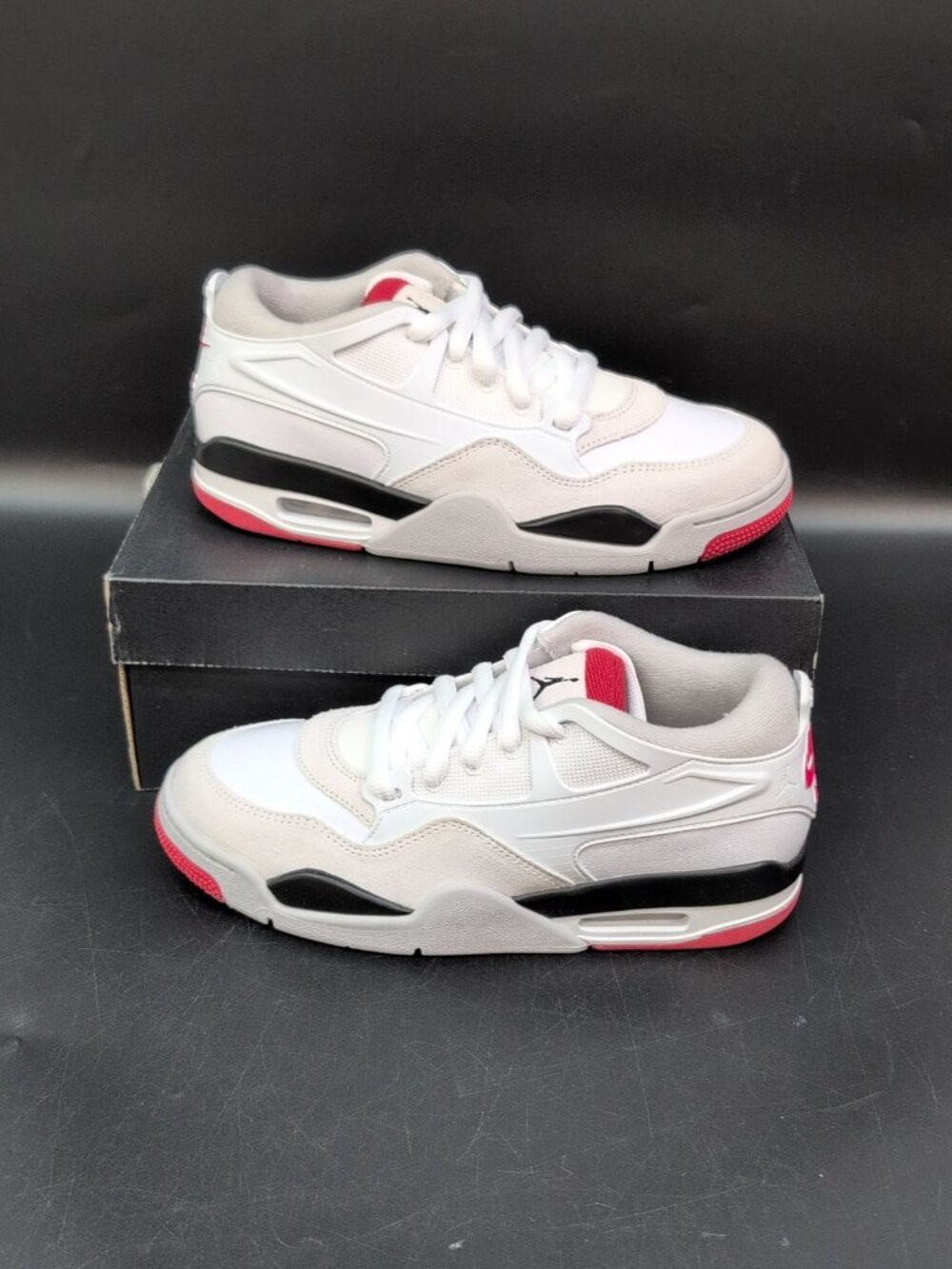 Nike Air Jordan 4 RM GS Unisex Kids Shoes Size 7Y White FQ7938-102